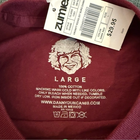 Danny Duncan - Zumiez - Burgundy - Large - Tee - Picture 3 of 4